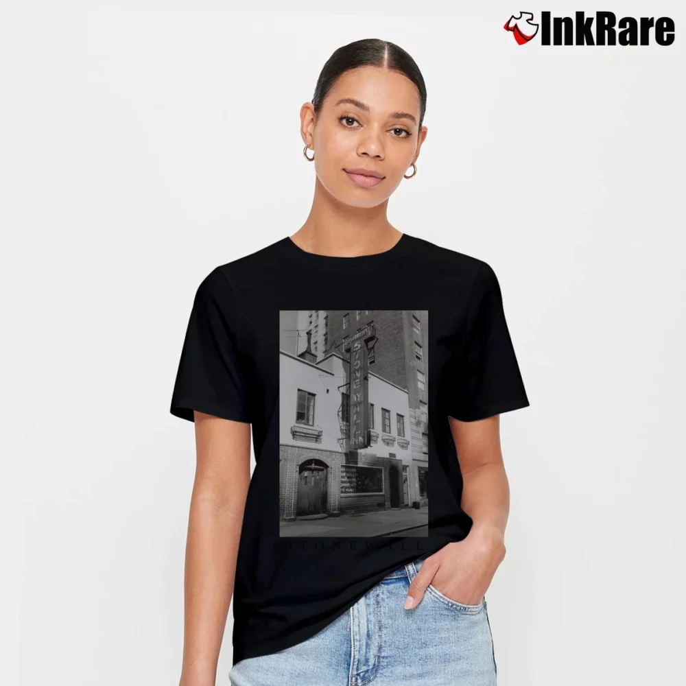 Women’s Stonewall LGBT Rights Gay Pride Signature T-Shirt in black | Soft, Flattering Fit