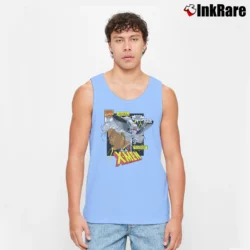 Men’s Storm Mutant Comic Art X - men Marvel Tank Top in light blue | Breathable, Active-Friendly Design