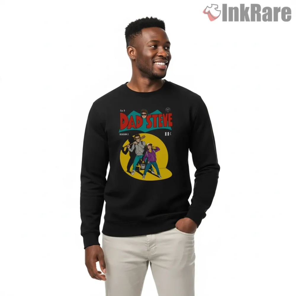 Stranger Things Dad Steve Batman And Robin Parody Shirt on graphic shirt for men graphic tee