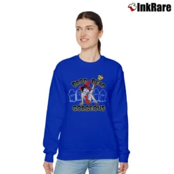 Women’s Streetwear Halloween Betty Boop Cartoon Relaxed Sweatshirt in royal blue | Soft, Laid-Back Vibe