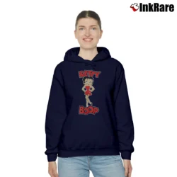 Women’s Streetwear Japanese Betty Boop Playboi Carti Cozy Hoodie in navy | Warm, Structured, Stylish