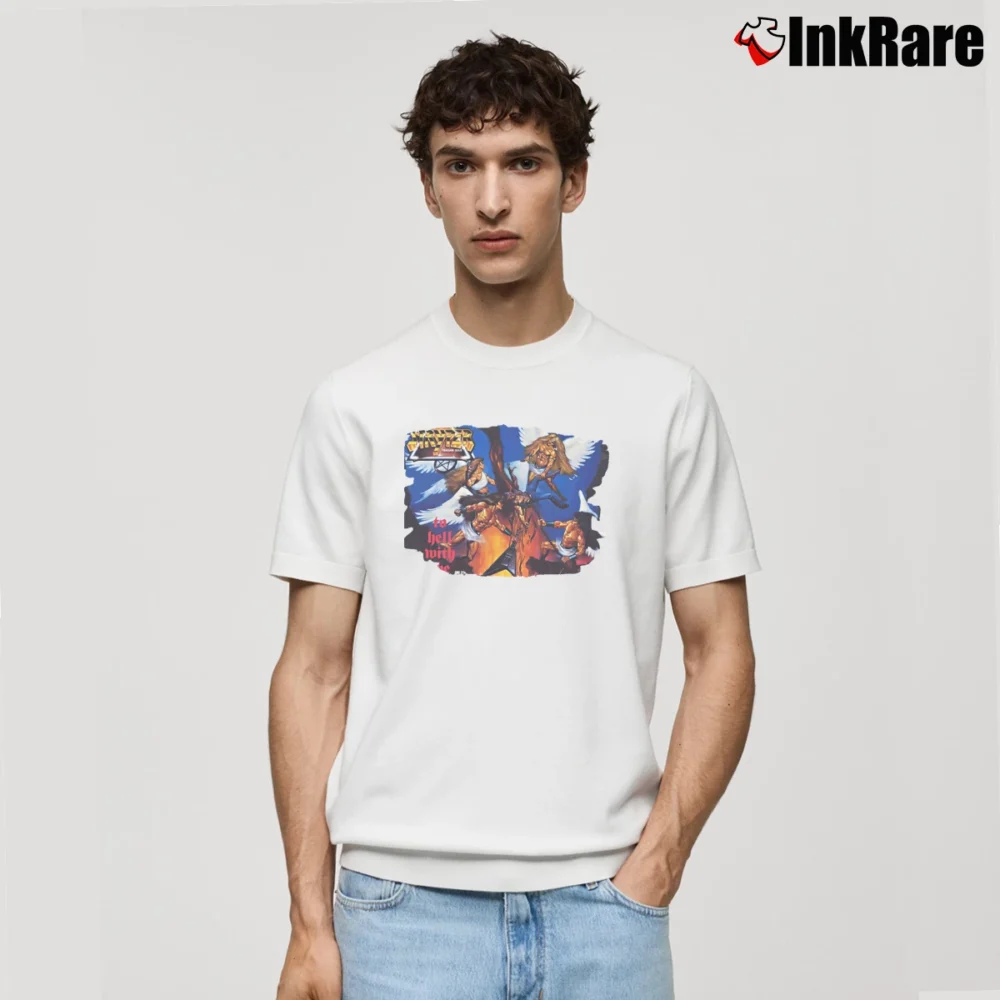 Men’s Stryper To Hell With The Devil Classic T-Shirt in white | Soft, Breathable Everyday Wear