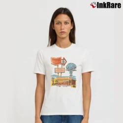 Women’s sturgill simpson cafe 24 hours alt country graphic Signature T-Shirt in white | Soft, Flattering Fit
