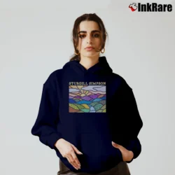 Women’s sturgill simpson high top mountain debut album country Cozy Hoodie in navy | Warm, Structured, Stylish