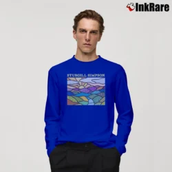 Men’s sturgill simpson high top mountain debut album country Long-Sleeve Shirt in royal blue | Sleek, Lightweight, Year-Round Wear