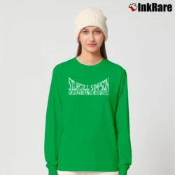 Women’s sturgill simpson turtles all the way down psychedelic country Long-Sleeve Top in irish green | Sleek, Versatile, All-Season