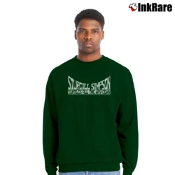 Men’s sturgill simpson turtles all the way down psychedelic country Crewneck Sweatshirt in forest green | Cozy Fabric, Clean Style