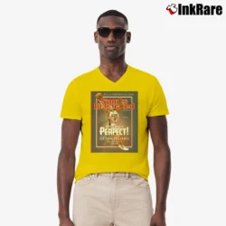 Men’s Sue Bird UConn Huskies for Women’s Basketball Fans V-Neck Tee in yellow | Sharp, Breathable, Everyday Staple