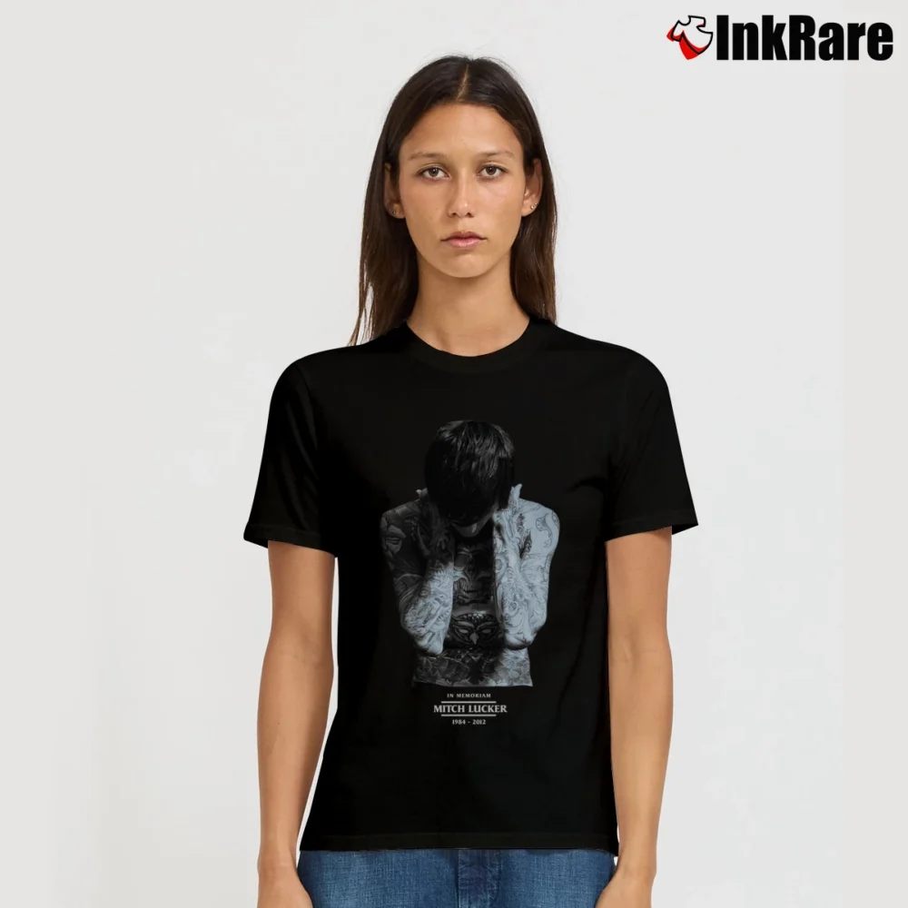 Women’s Suicide Silence Mitch Lucker In Memoriam Signature T-Shirt in black | Soft, Flattering Fit