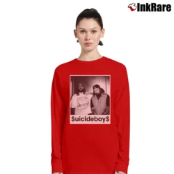 Women’s Suicideboys Us Vs Them Long-Sleeve Top in red | Sleek, Versatile, All-Season