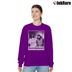 Women’s Suicideboys Us Vs Them Relaxed Sweatshirt in purple | Soft, Laid-Back Vibe