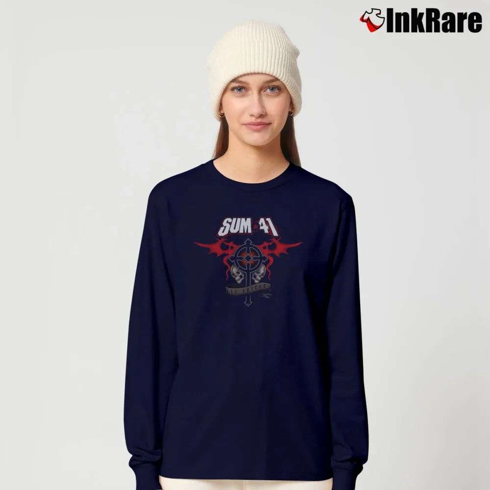 Women’s Sum 41 13 Voices Graphic Long-Sleeve Top in navy | Sleek, Versatile, All-Season