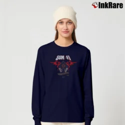 Women’s Sum 41 13 Voices Graphic Long-Sleeve Top in navy | Sleek, Versatile, All-Season