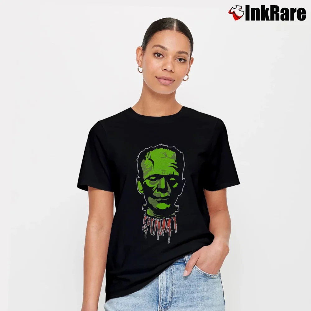 Women’s Sum 41 Frankenstein T-Shirt in black | Soft, Flattering Fit