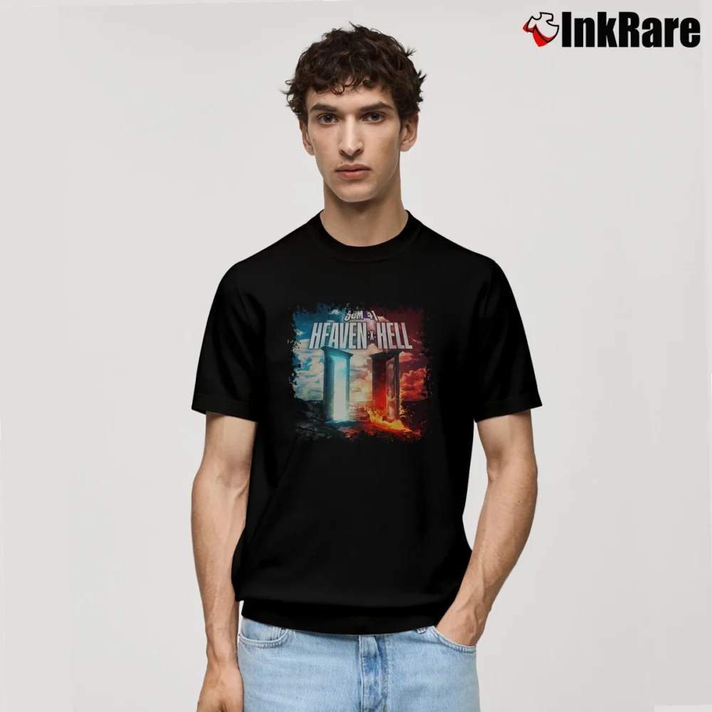 Men’s Sum 41 Heaven And Hell Classic T-Shirt in black | Soft, Breathable Everyday Wear