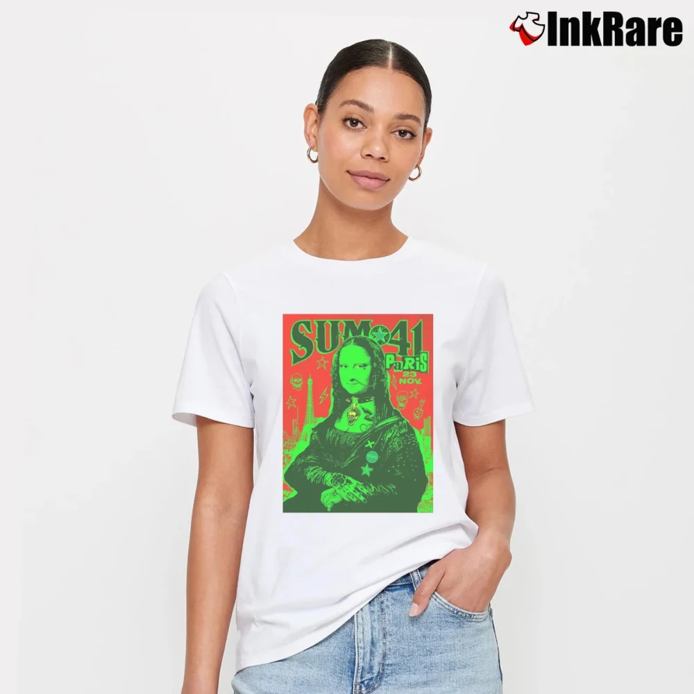 Women’s Sum 41 Mona Lisa T-Shirt in white | Soft, Flattering Fit