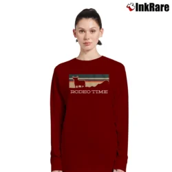Women’s Sunset Rodeo Time 1986 Long-Sleeve Top in maroon | Sleek, Versatile, All-Season