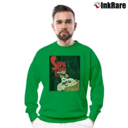 Men’s supa dupa fly missy elliott 90s hip hop album Crewneck Sweatshirt in irish green | Cozy Fabric, Clean Style