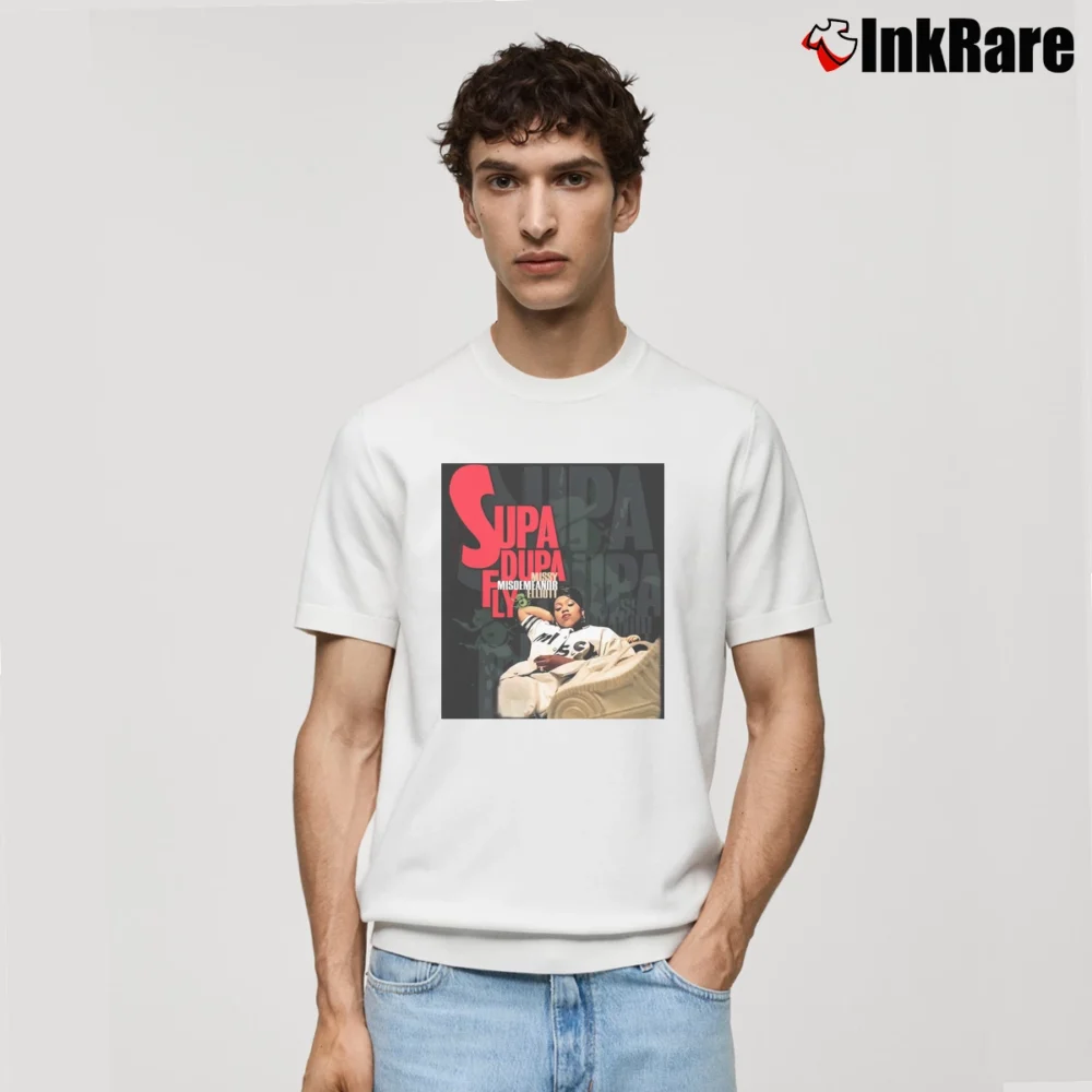 Men’s supa dupa fly missy elliott 90s hip hop album Classic T-Shirt in white | Soft, Breathable Everyday Wear