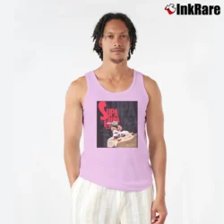 Men’s supa dupa fly missy elliott 90s hip hop album Tank Top in light pink | Breathable, Active-Friendly Design