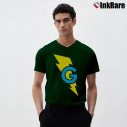 Men’s Super Grover Comfort Colors Funny V-Neck Tee in forest green | Sharp, Breathable, Everyday Staple