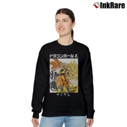 Women’s Super Saiyan Goku Dragon Ball Z Classic Relaxed Sweatshirt in black | Soft, Laid-Back Vibe