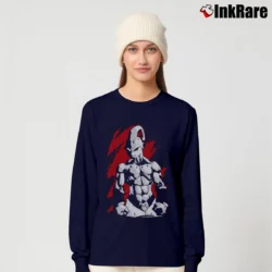 Women’s Super Saiyan Majin Buu Dragon Ball Long-Sleeve Top in navy | Sleek, Versatile, All-Season
