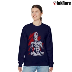 Women’s Super Saiyan Majin Buu Dragon Ball Relaxed Sweatshirt in navy | Soft, Laid-Back Vibe