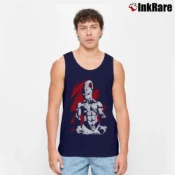 Men’s Super Saiyan Majin Buu Dragon Ball Tank Top in navy | Breathable, Active-Friendly Design