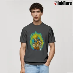 Men’s Super Saiyan Shit Funny Goku Dragon Ball Classic T-Shirt in charcoal | Soft, Breathable Everyday Wear