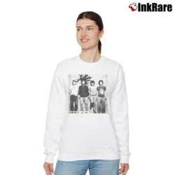 Women’s super shine boredoms experimental noise rock Relaxed Sweatshirt in white | Soft, Laid-Back Vibe