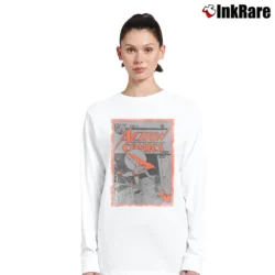 Women’s Superman Action Comics No. 23 Vintage 90s Long-Sleeve Top in white | Sleek, Versatile, All-Season