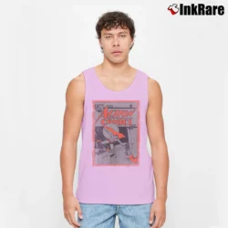 Men’s Superman Action Comics No. 23 Vintage 90s Tank Top in light pink | Breathable, Active-Friendly Design