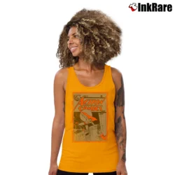 Women’s Superman Action Comics No. 23 Vintage 90s Tank Top in orange | Lightweight, Movement-Friendly