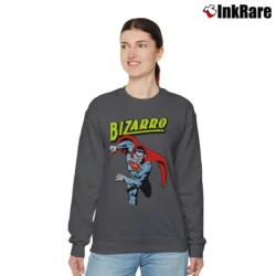 Women’s Superman Bizarro Graphic Relaxed Sweatshirt in charcoal | Soft, Laid-Back Vibe