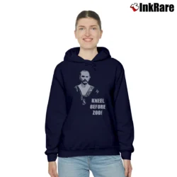 Women’s Superman General Zod Villain Graphic Cozy Hoodie in navy | Warm, Structured, Stylish