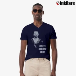 Men’s Superman General Zod Villain Graphic V-Neck Tee in navy | Sharp, Breathable, Everyday Staple