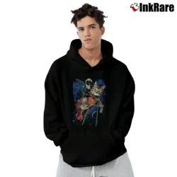 Men’s Superman Laser Cat Funny Novelty Black Pullover Hoodie in black | Cozy, Durable, Modern Fit