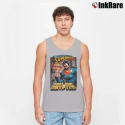 Men’s Superman Last Son of Krypton Graphic Tank Top in sport grey | Breathable, Active-Friendly Design