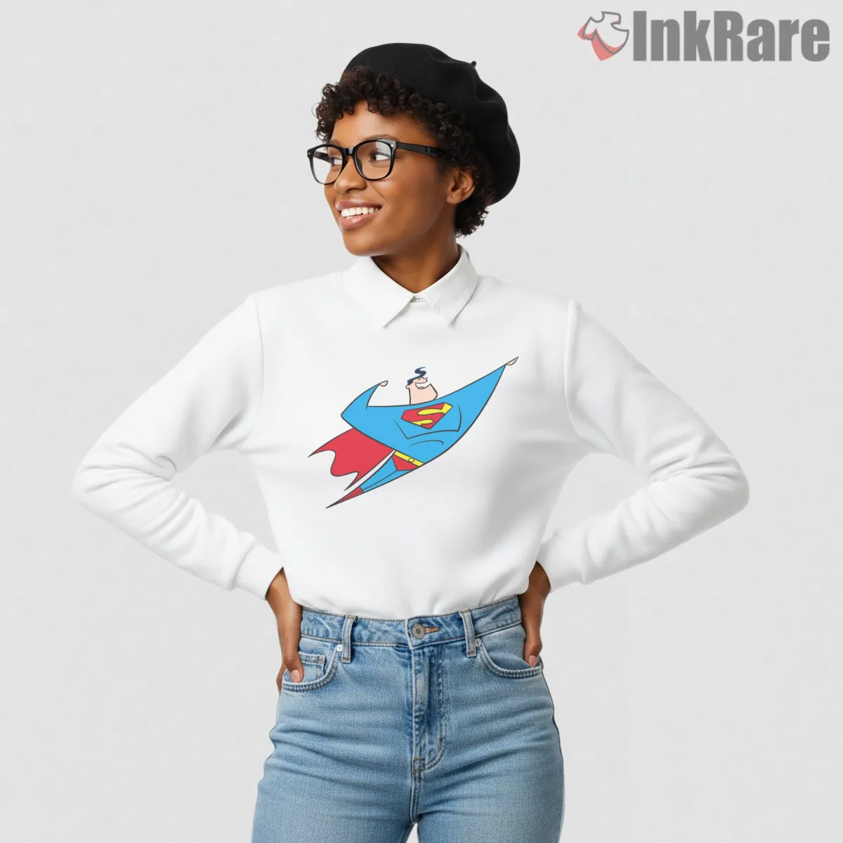 Superman Minimal Flying Silhouette Retro Comic Hero Shirt Superman Minimal Flying Silhouette Retro Comic Hero Shirt on graphic shirt for women graphic tee