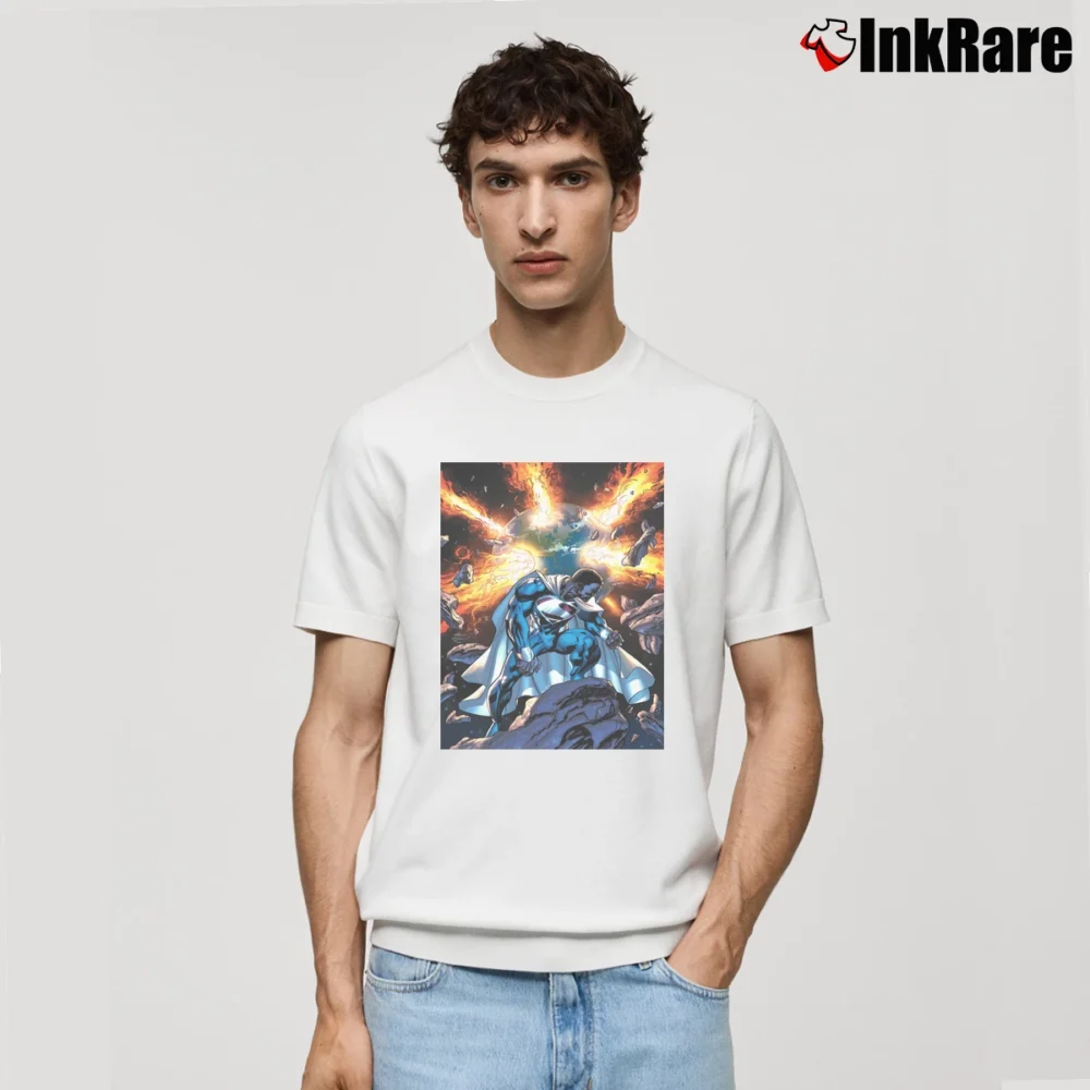 Men’s Superman Val Zod Graphic Design Fan Classic T-Shirt in white | Soft, Breathable Everyday Wear