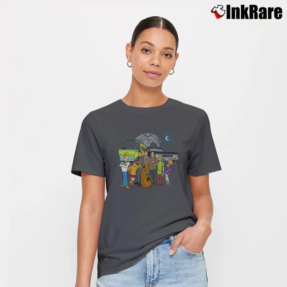 Women’s Supernatural Scooby Doo T-Shirt in charcoal | Soft, Flattering Fit