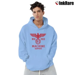 Men’s Support 81 Big Art Definite Myself Pullover Hoodie in light blue | Cozy, Durable, Modern Fit