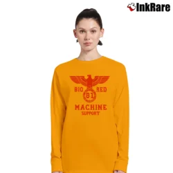 Women’s Support 81 Big Art Definite Myself Long-Sleeve Top in orange | Sleek, Versatile, All-Season