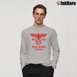 Men’s Support 81 Big Art Definite Myself Long-Sleeve Shirt in sport grey | Sleek, Lightweight, Year-Round Wear