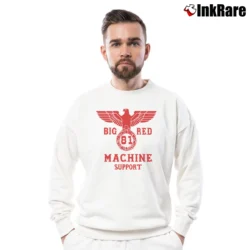 Men’s Support 81 Big Art Definite Myself Crewneck Sweatshirt in white | Cozy Fabric, Clean Style
