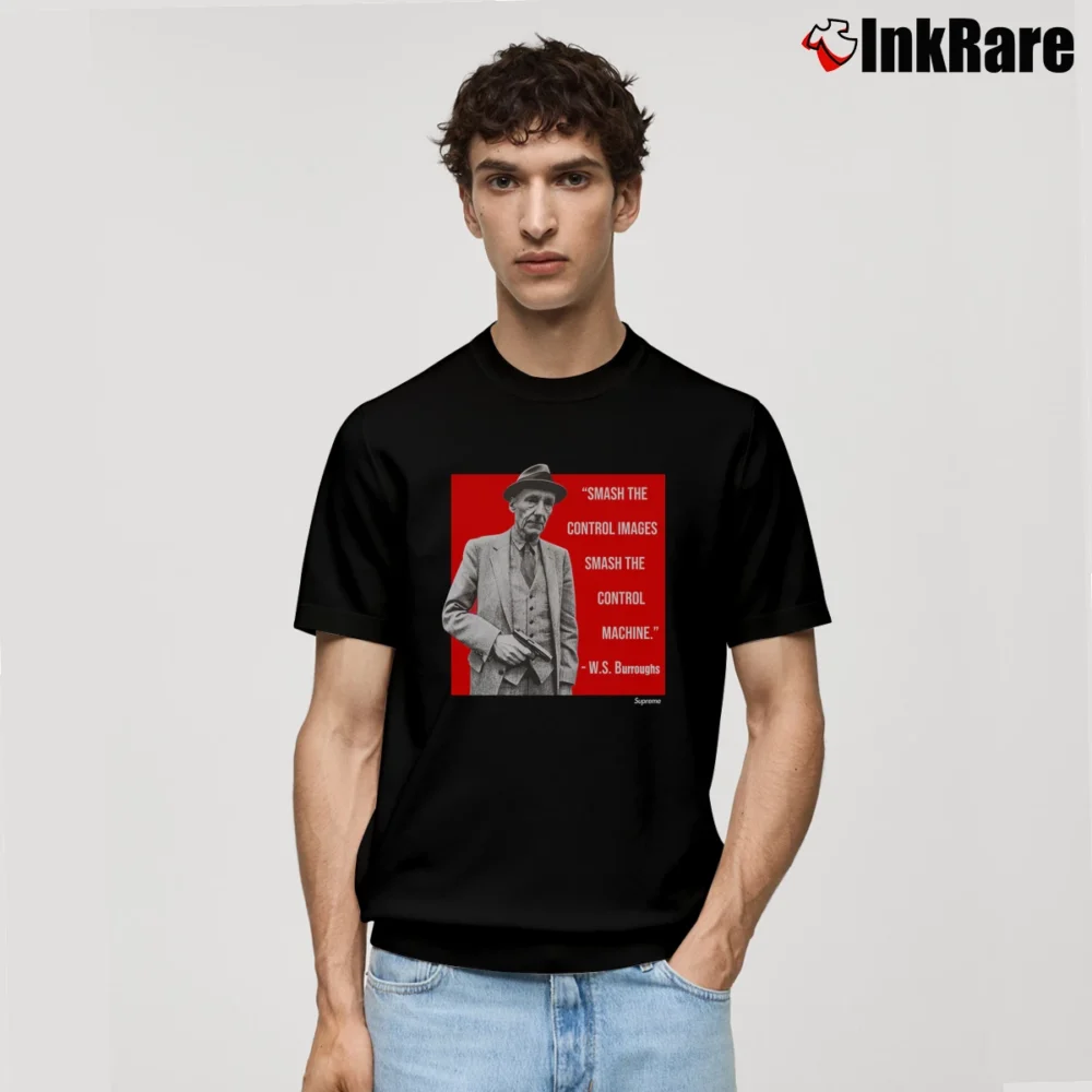 Men’s Supreme Burroughs Graphic Classic T-Shirt in black | Soft, Breathable Everyday Wear