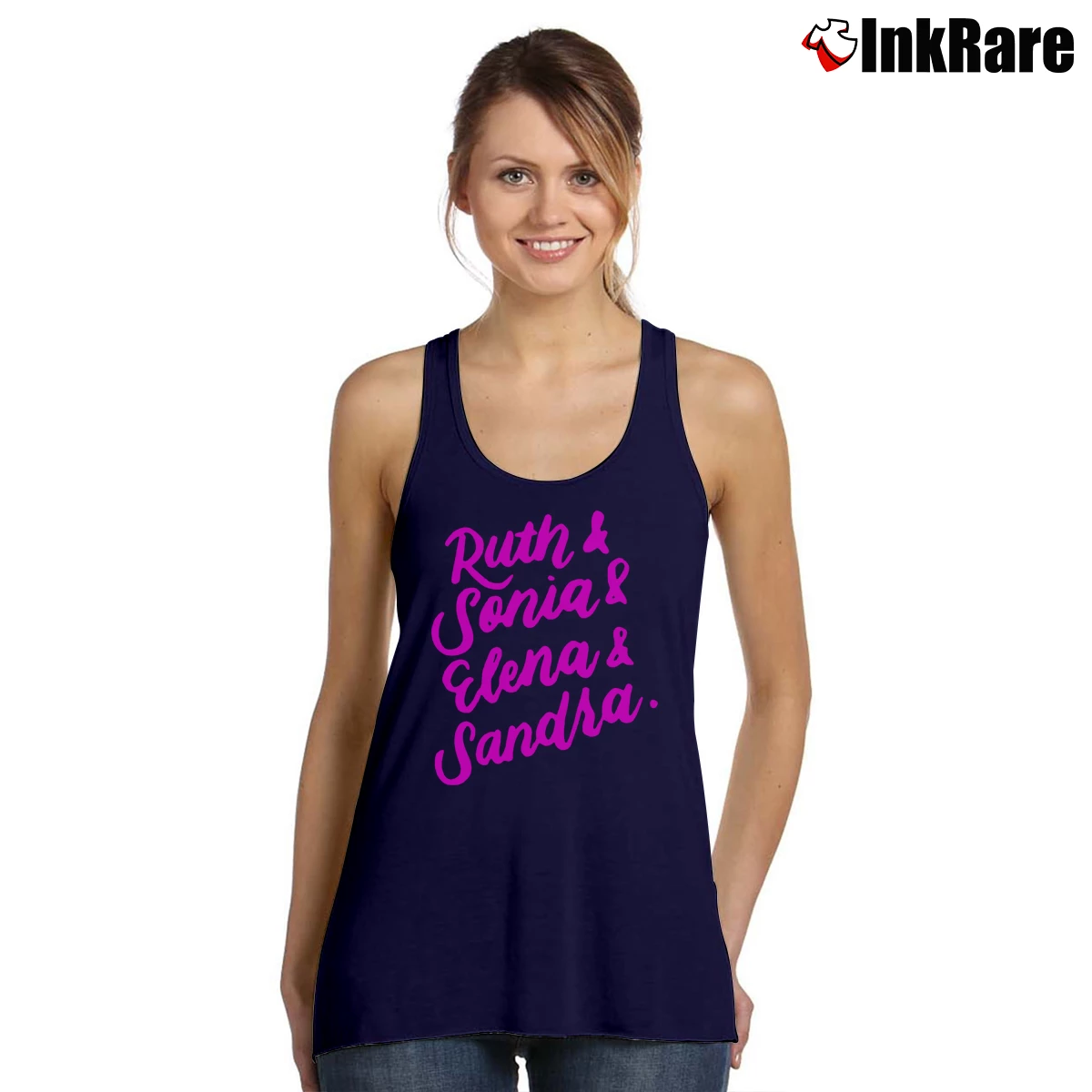 Women’s Supreme Court Justices Women Empowerment Tank Top in navy | Lightweight, Movement-Friendly