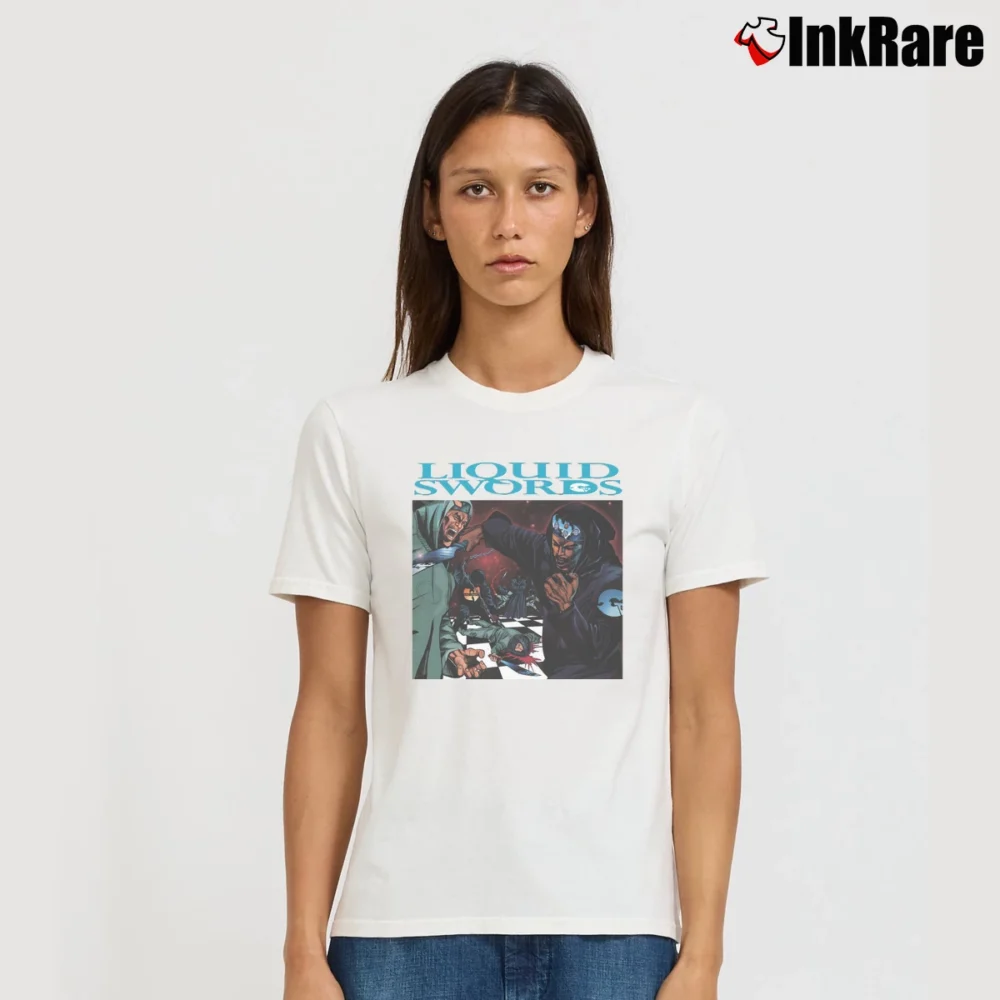 Women’s Supreme Wu Tang Gza Liquid Swords Signature T-Shirt in white | Soft, Flattering Fit
