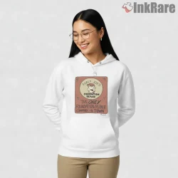 Surly Joes Foundation Repair Vintage Business Logo Shirt on white hoodie for women graphic tee